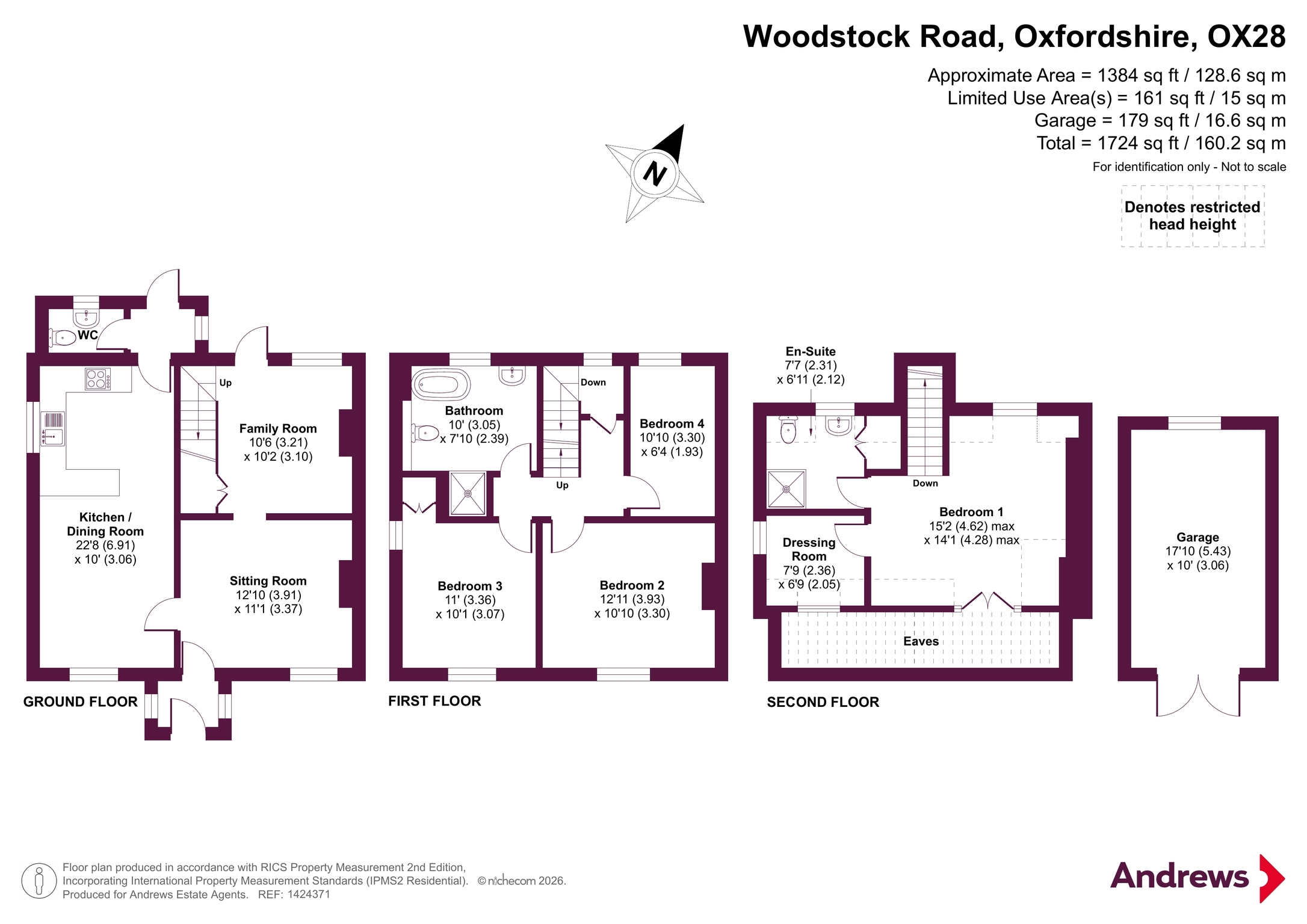 34, Woodstock Road, Oxfordshire floorplan