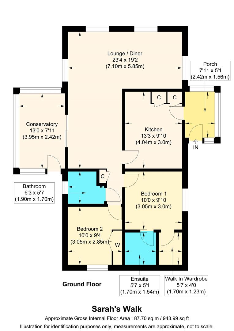 14, Sarahs Walk, Scunthorpe floorplan