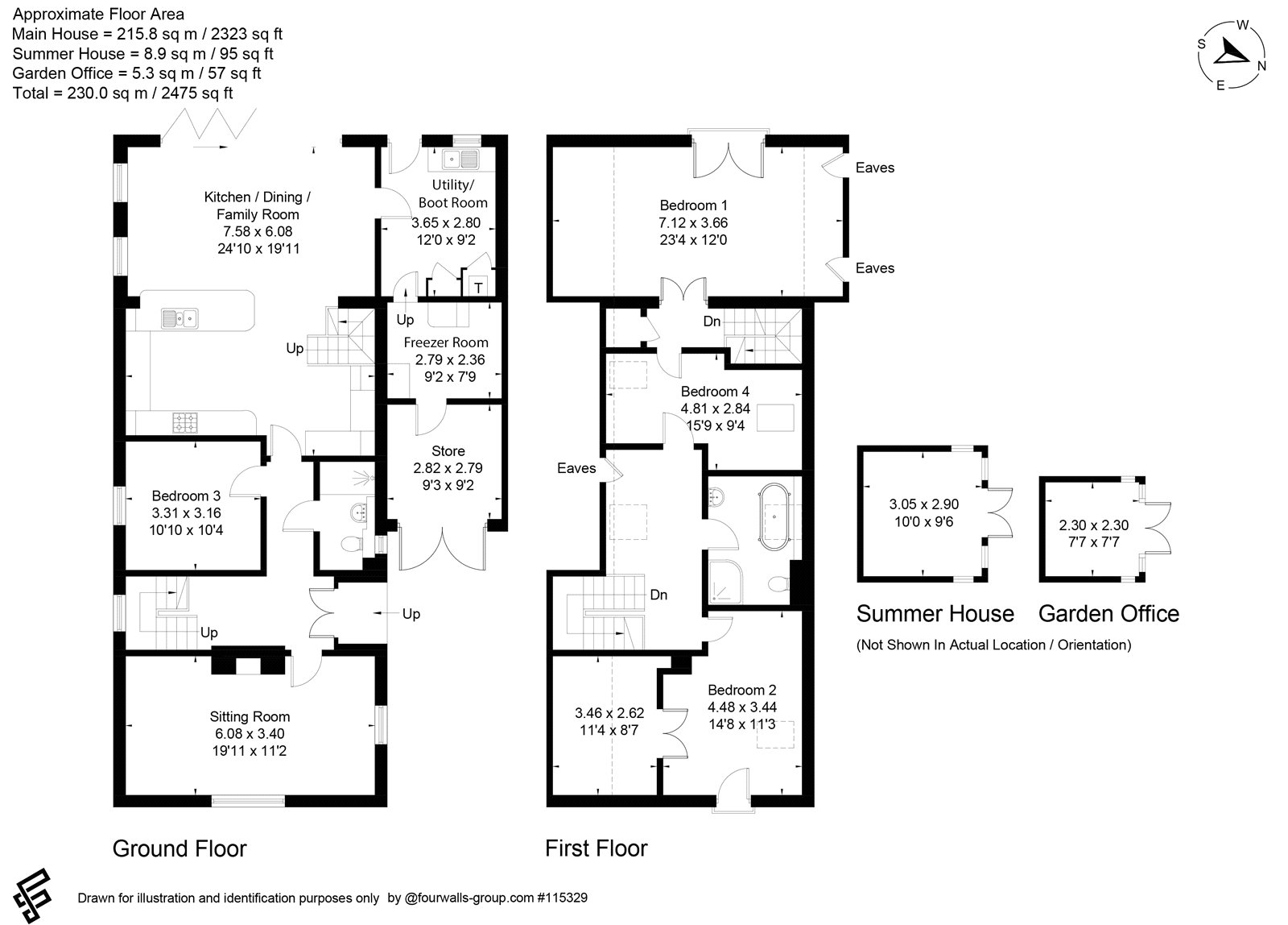 Springfield,, Newton Toney, Wiltshire floorplan