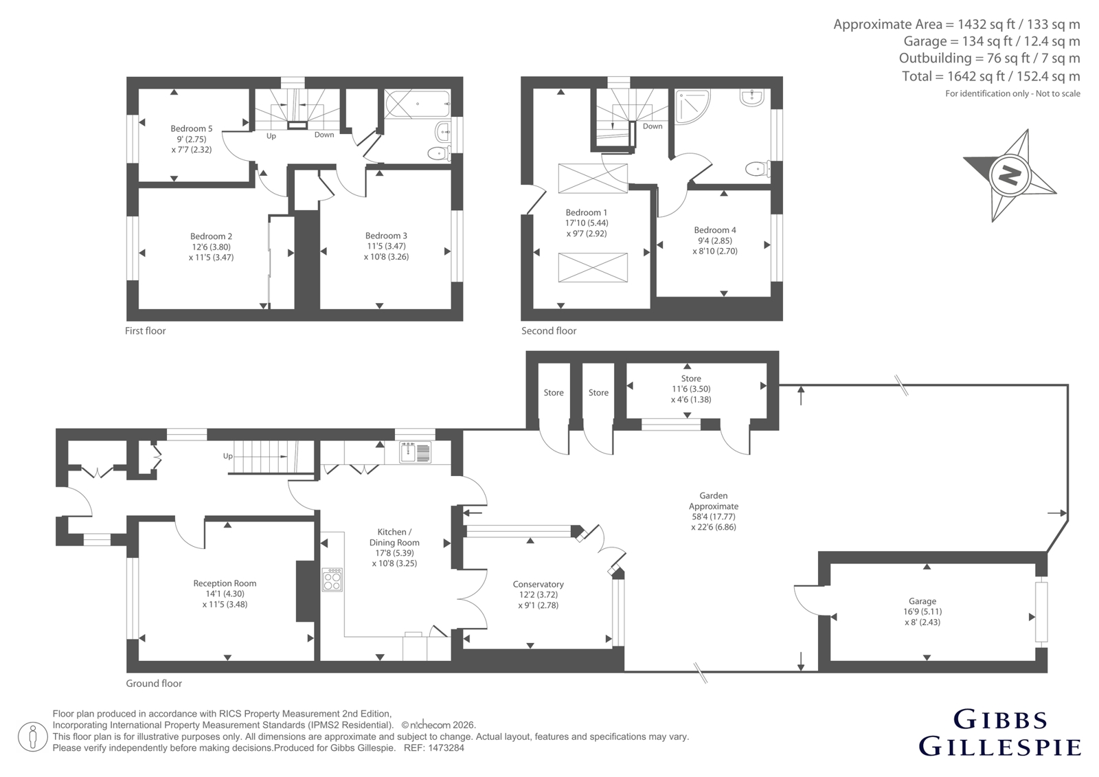 16, Hunters Hill, Ruislip floorplan