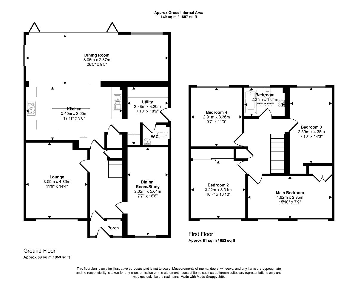 16 Spring Walk, Whitstable floorplan