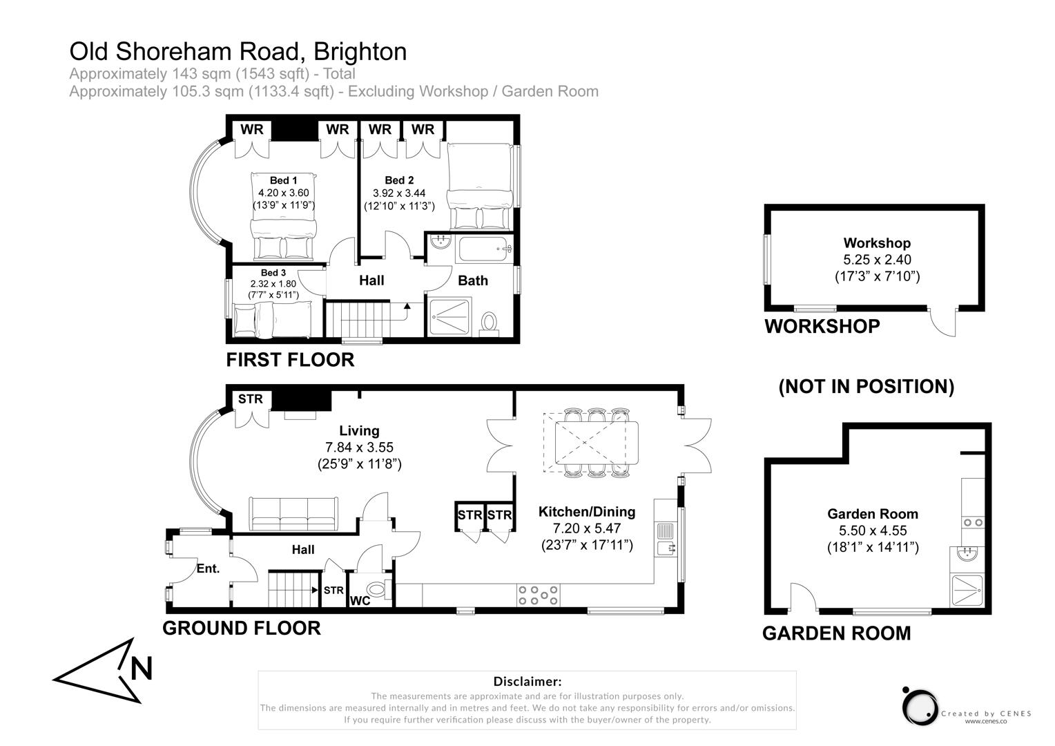 214, Old Shoreham Road, Brighton floorplan
