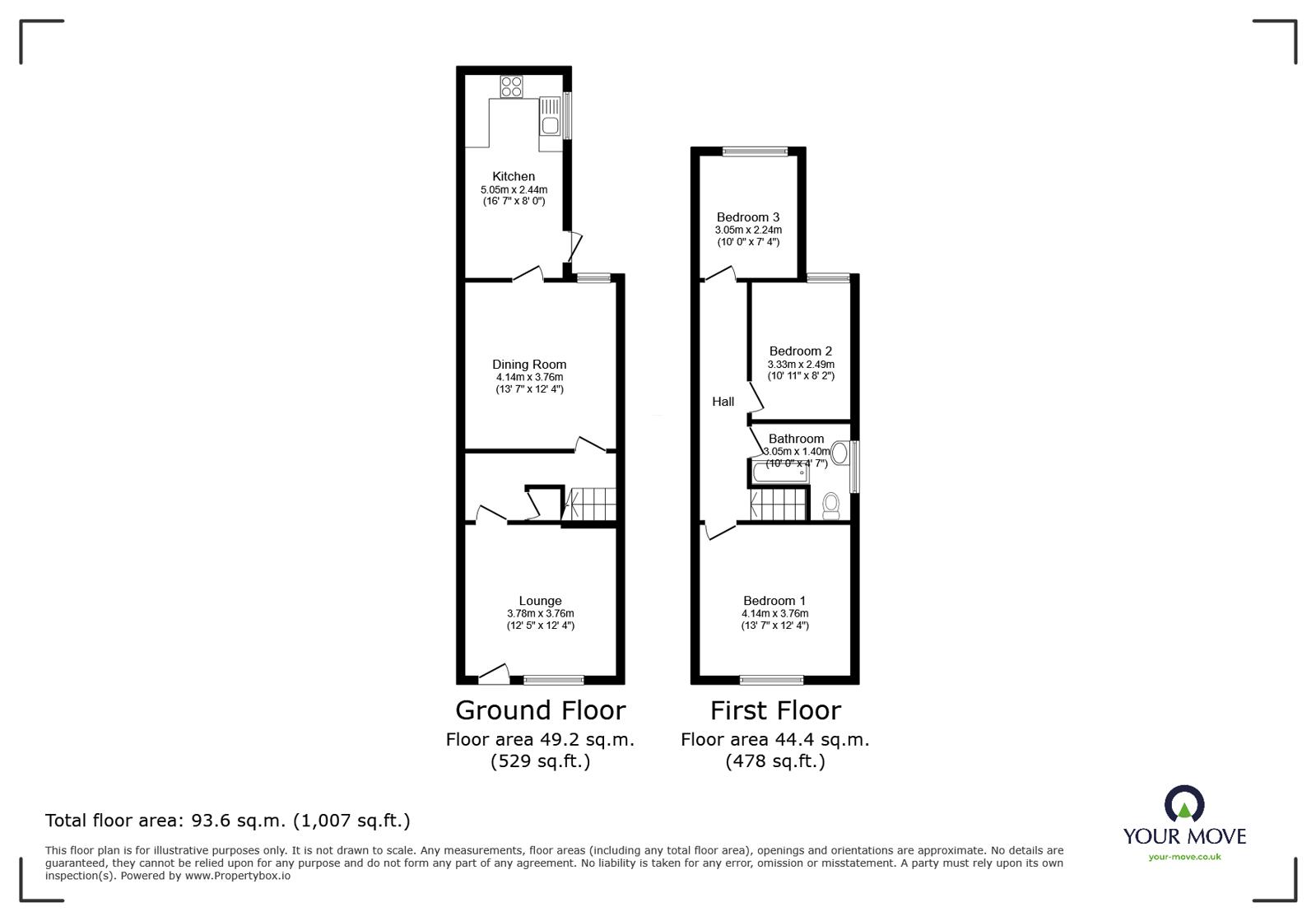 37, Belvedere Road, Swadlincote floorplan