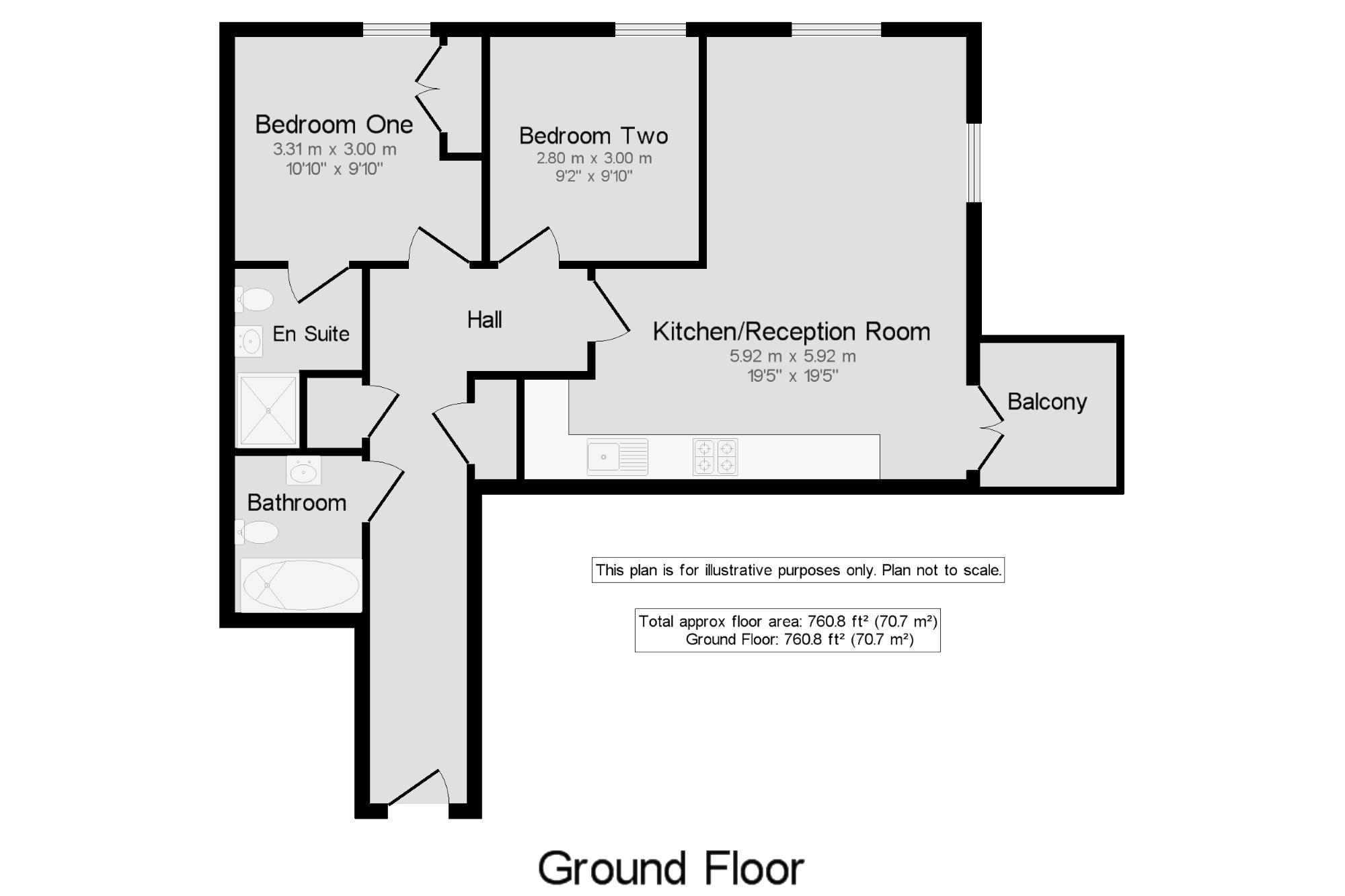 2 Bedrooms Flat for sale in 93 Sherbrooke Way, Worcester Park, Surrey KT4