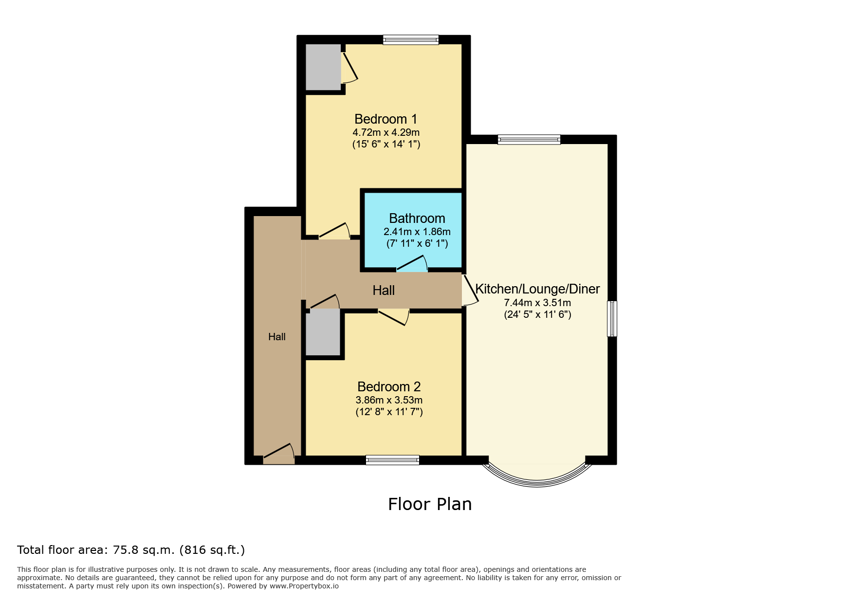 128C Sapcote Road, Leicester floorplan