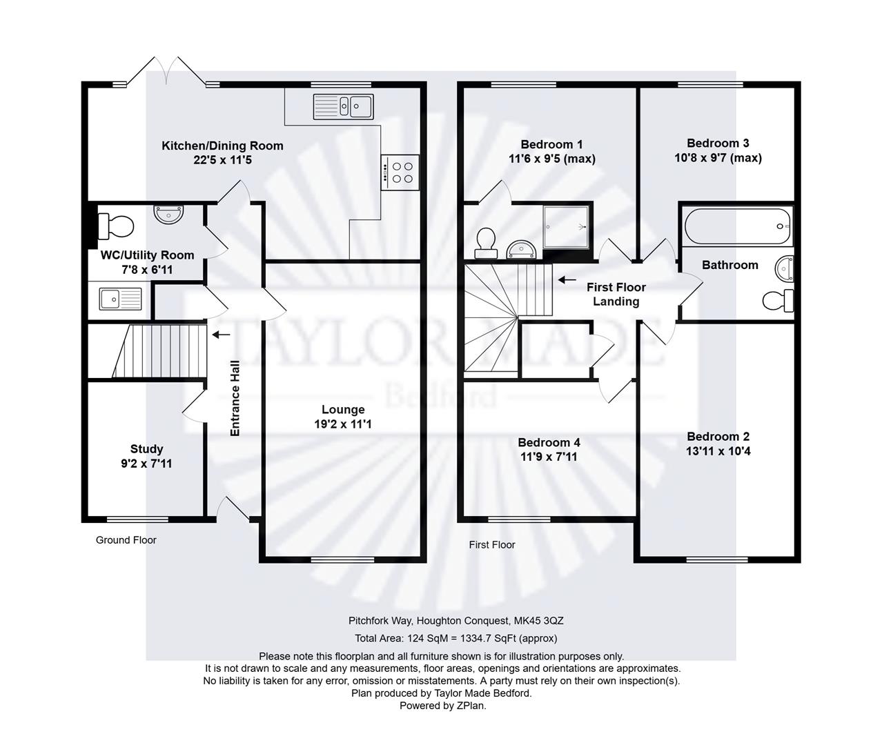 31, Pitchfork Way, Bedford floorplan