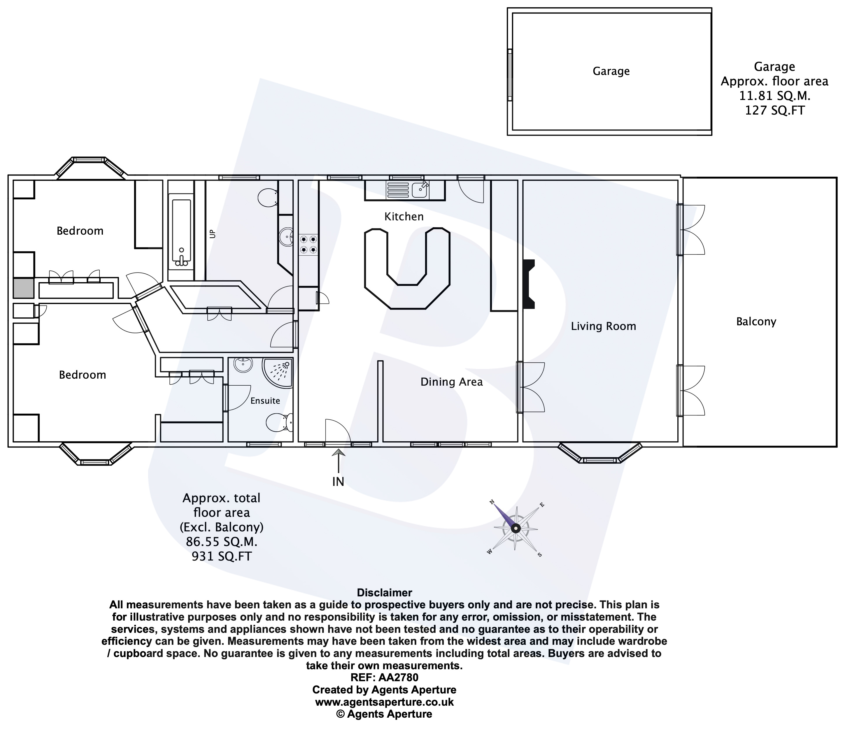 2 Bedrooms Bungalow for sale in Palm Court, Hayes Country Park, Battlesbridge, Wickford SS11