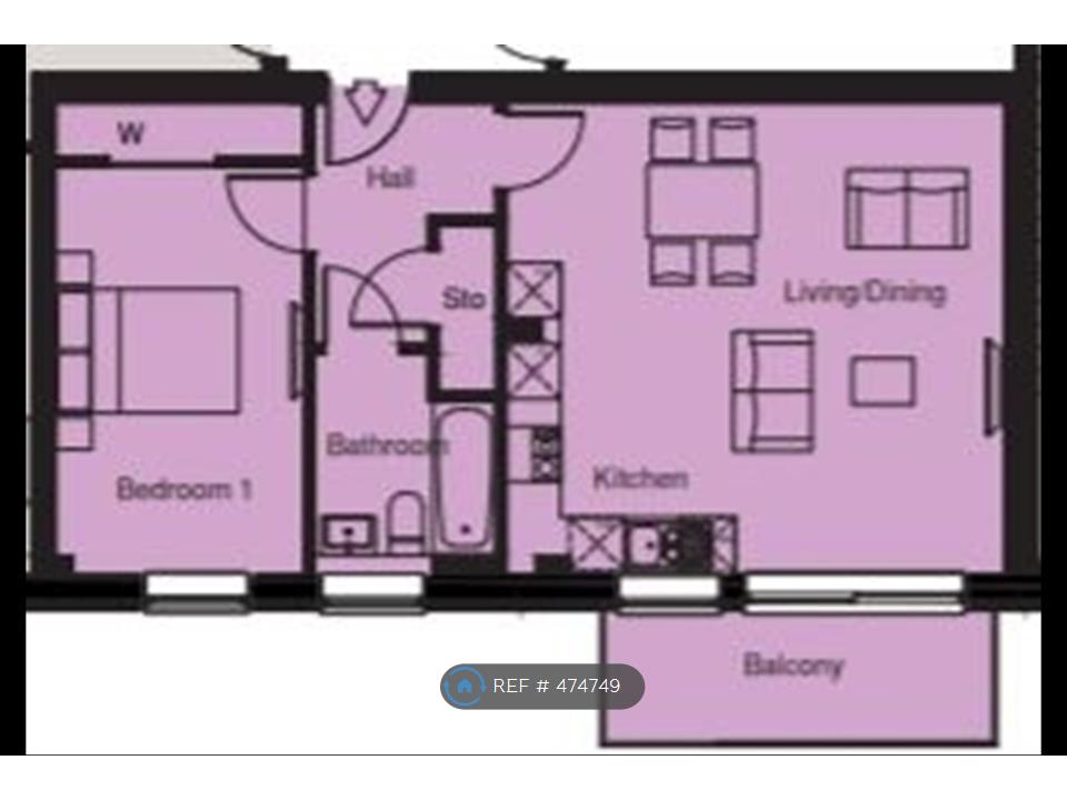 1 Bedrooms Flat to rent in Old Bracknell Lane West, Bracknell RG12