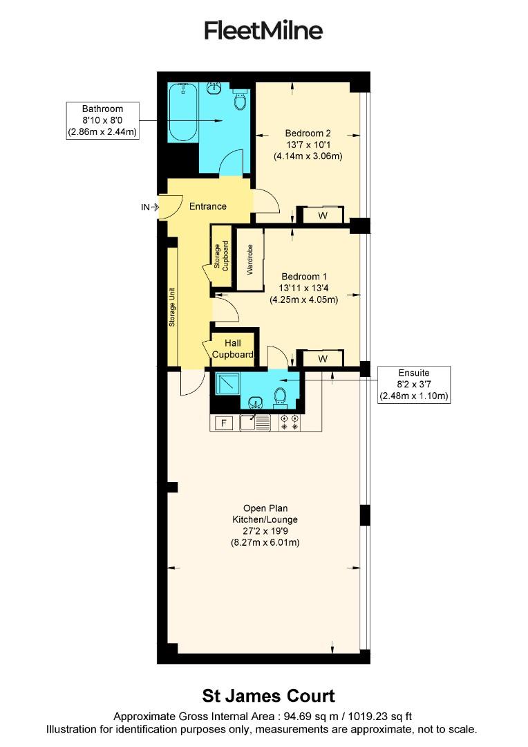 5, St James Court, Birmingham floorplan