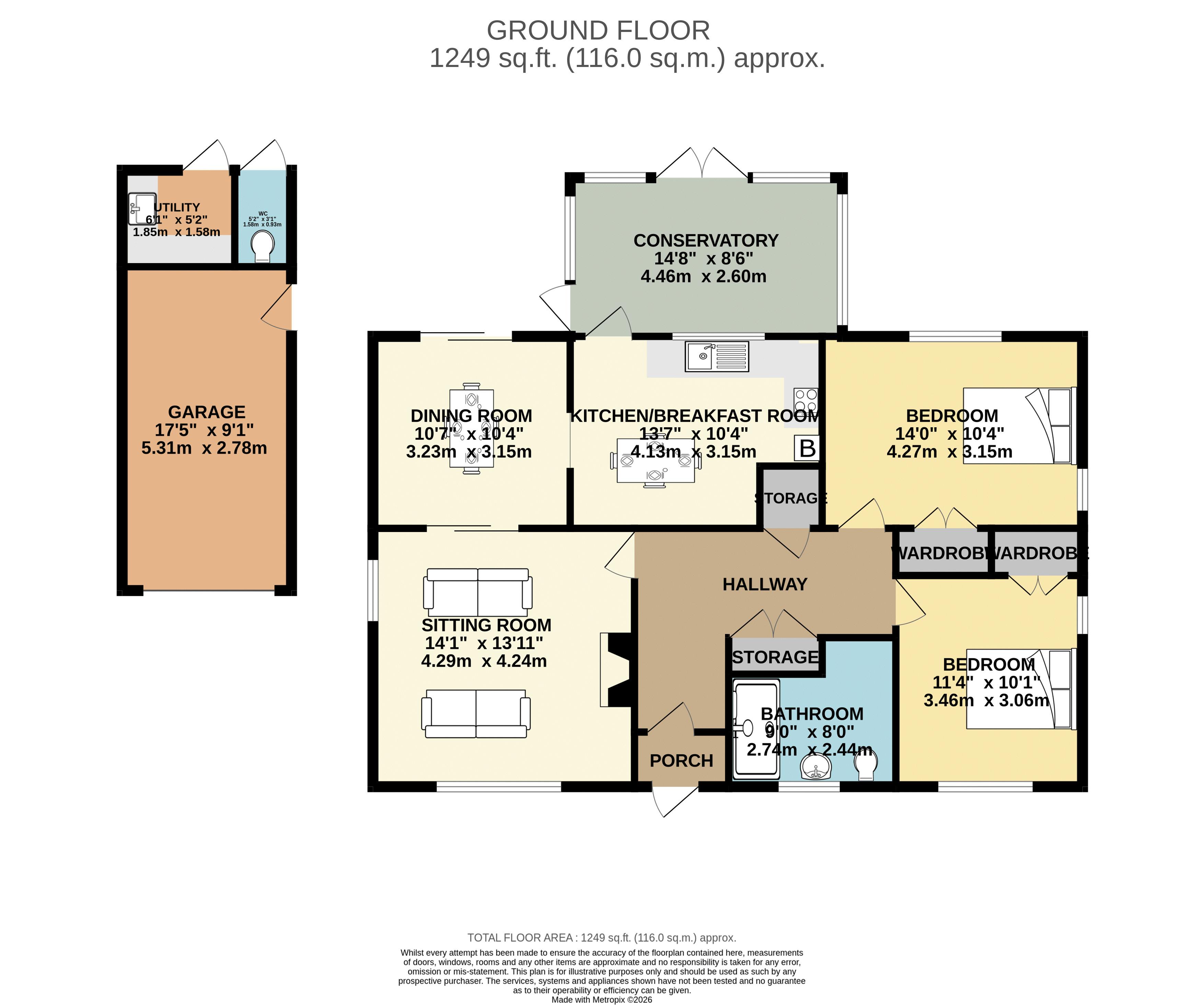 Canon Rise, Hereford floorplan