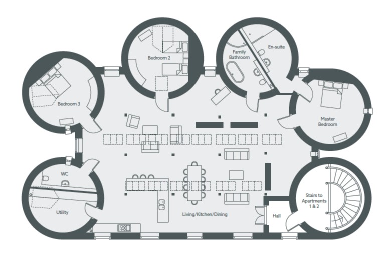 Plot 3, The Oast Collection, Sevenoaks floorplan