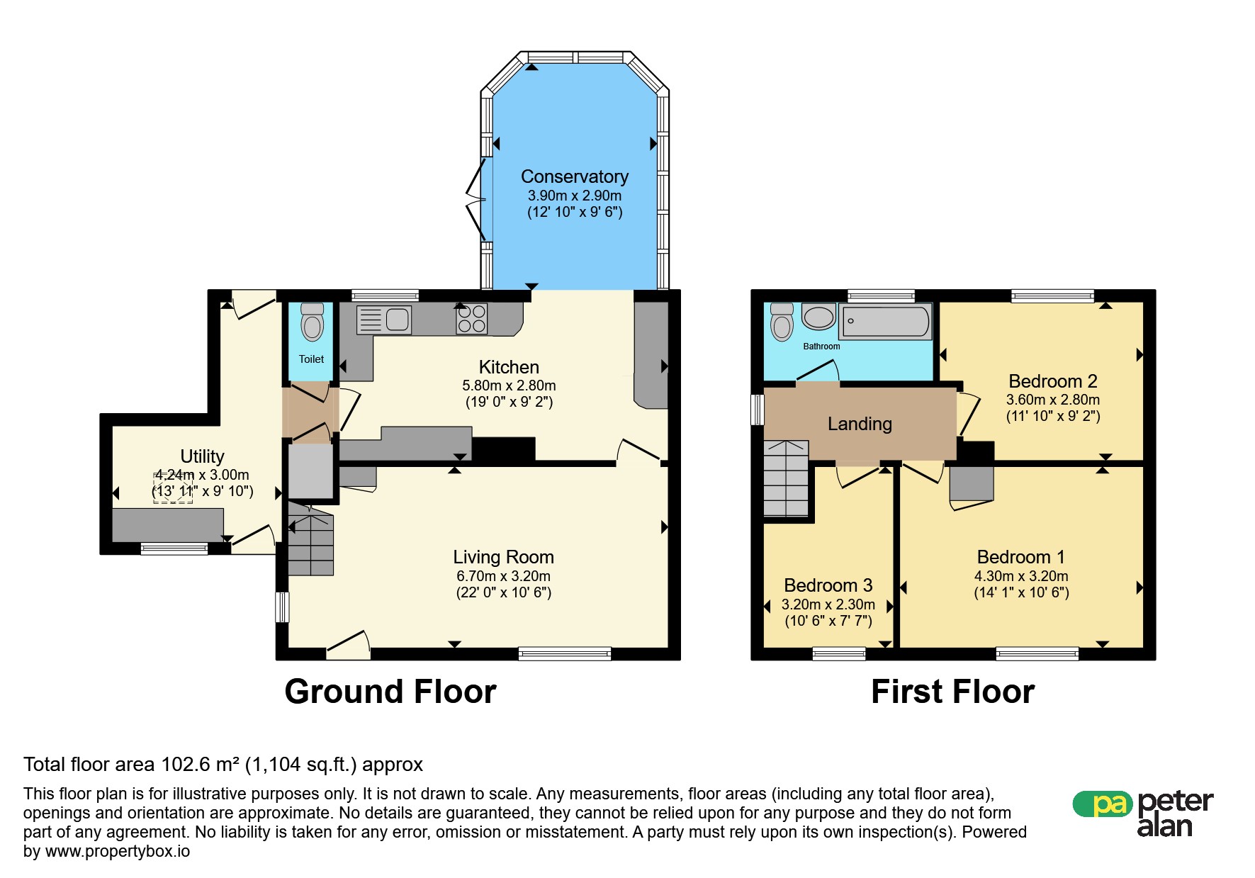 Heol Aneurin, Caerphilly floorplan