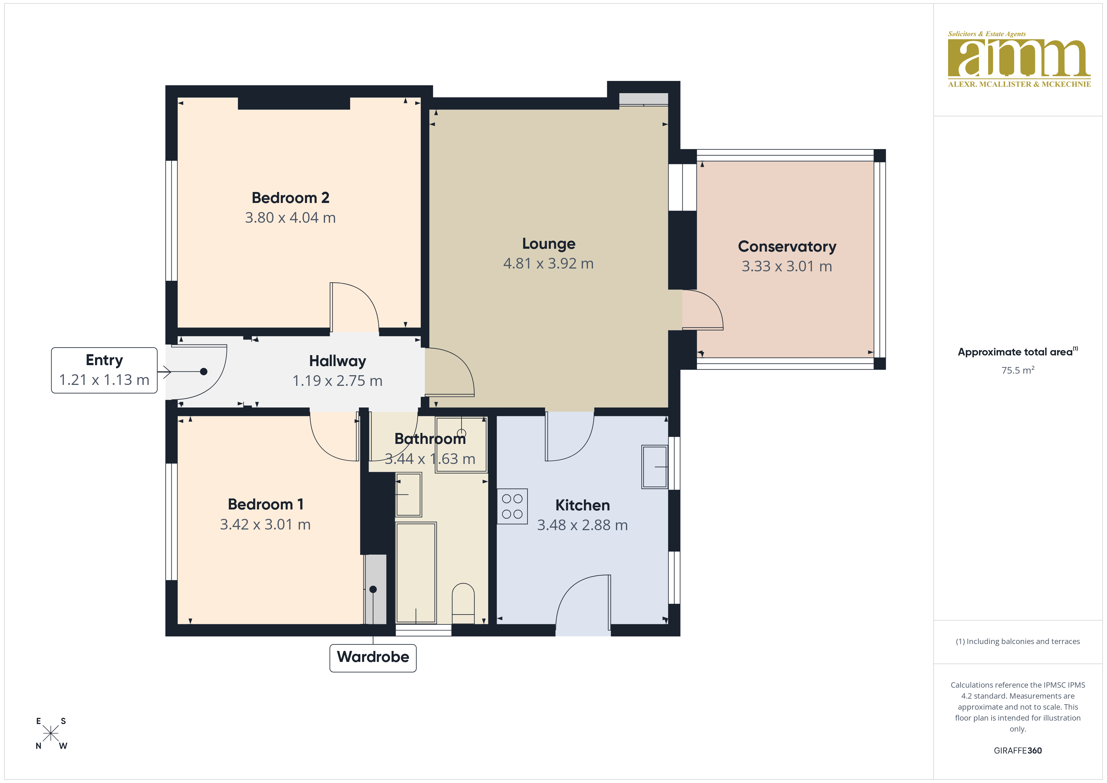 15, Second Avenue, Auchinloch floorplan