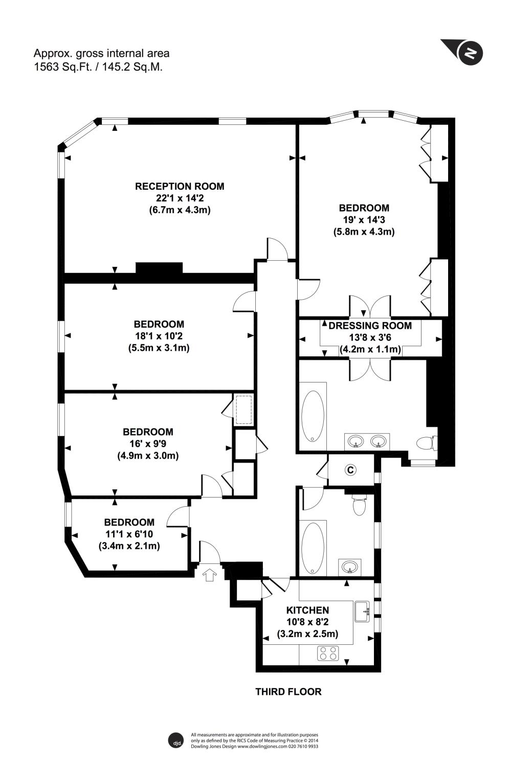 4 Bedrooms Flat to rent in Herbert Mansions, 35 Sloane Street, London SW1X