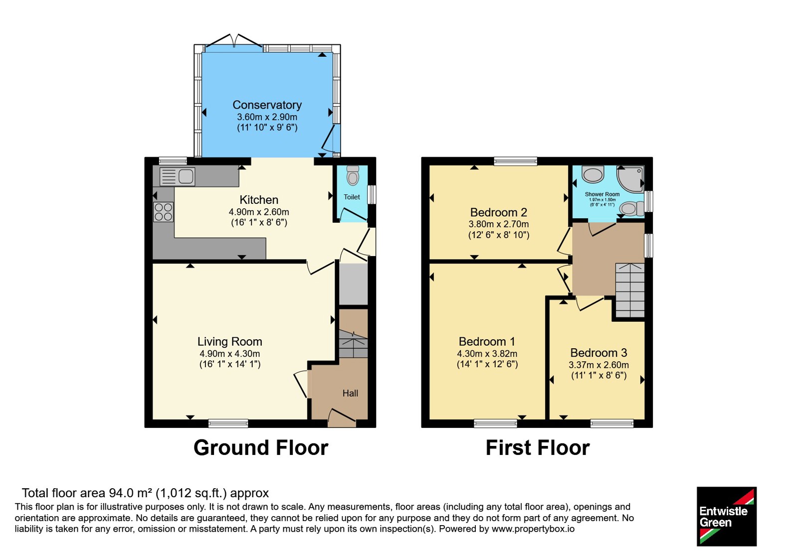 27, Town House Road, Lancashire floorplan
