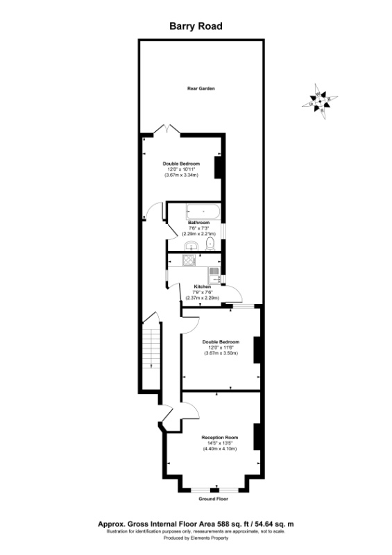 Barry Road, East Dulwich floorplan