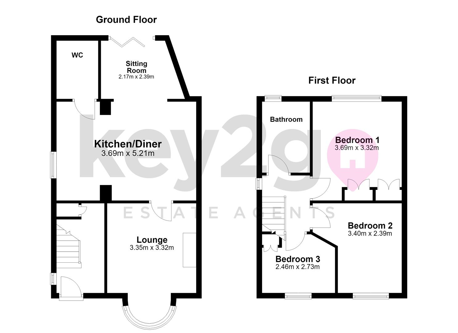 8, Hallowes Rise, Dronfield floorplan