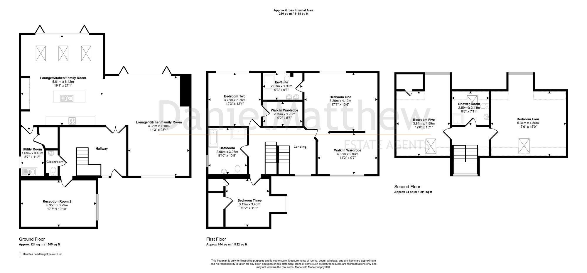 6 Abergarw Meadow, Bridgend floorplan