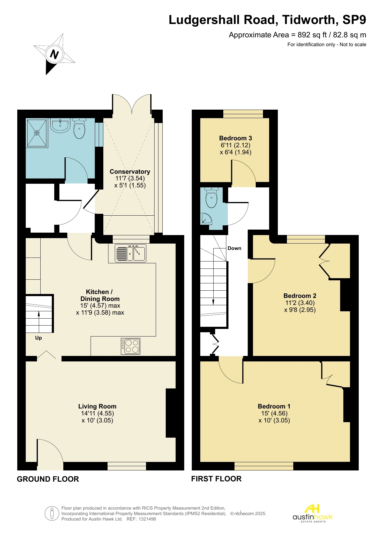 2 Chaplins Terrace, Ludgershall Road, Tidworth floorplan