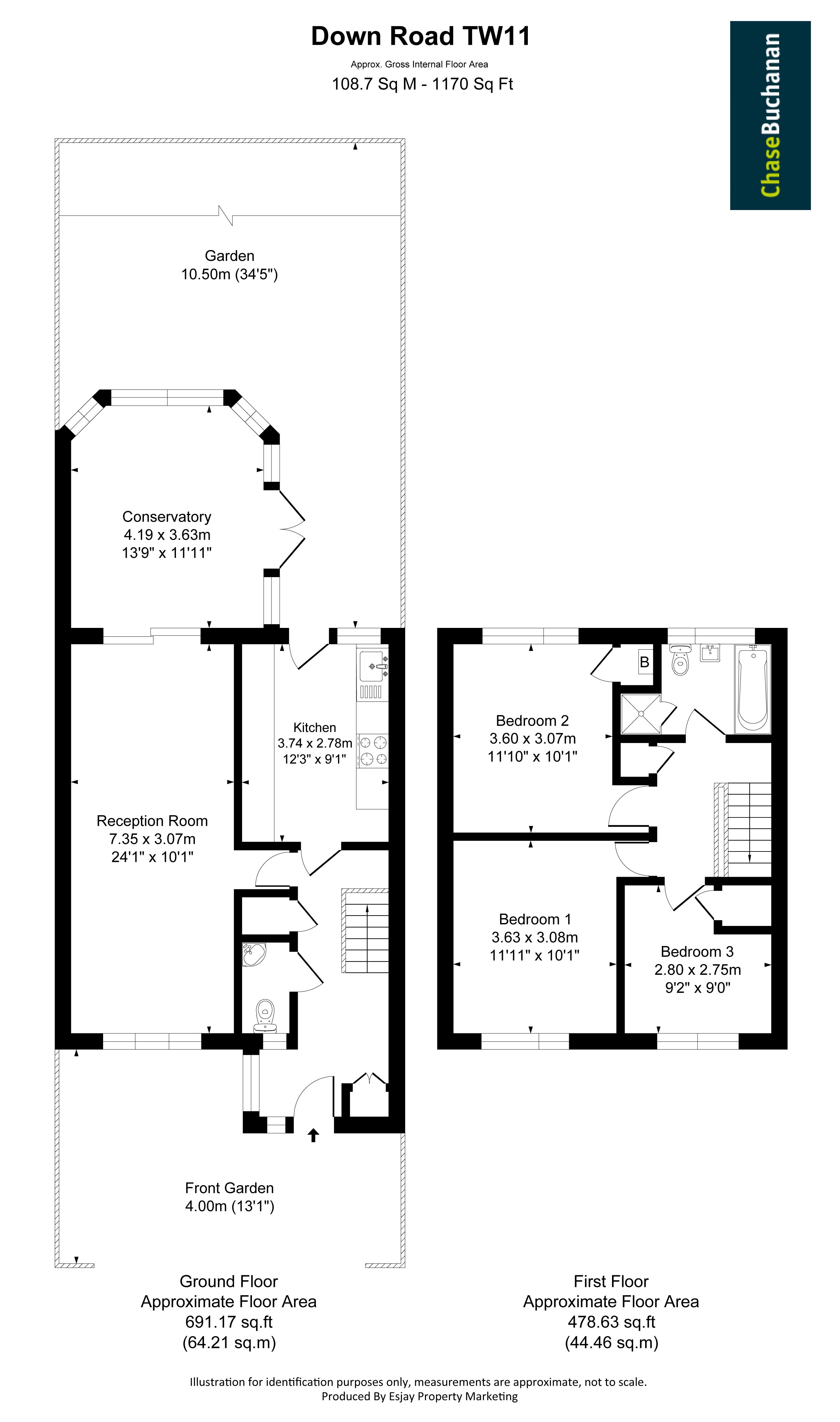 30, Down Road, Teddington floorplan