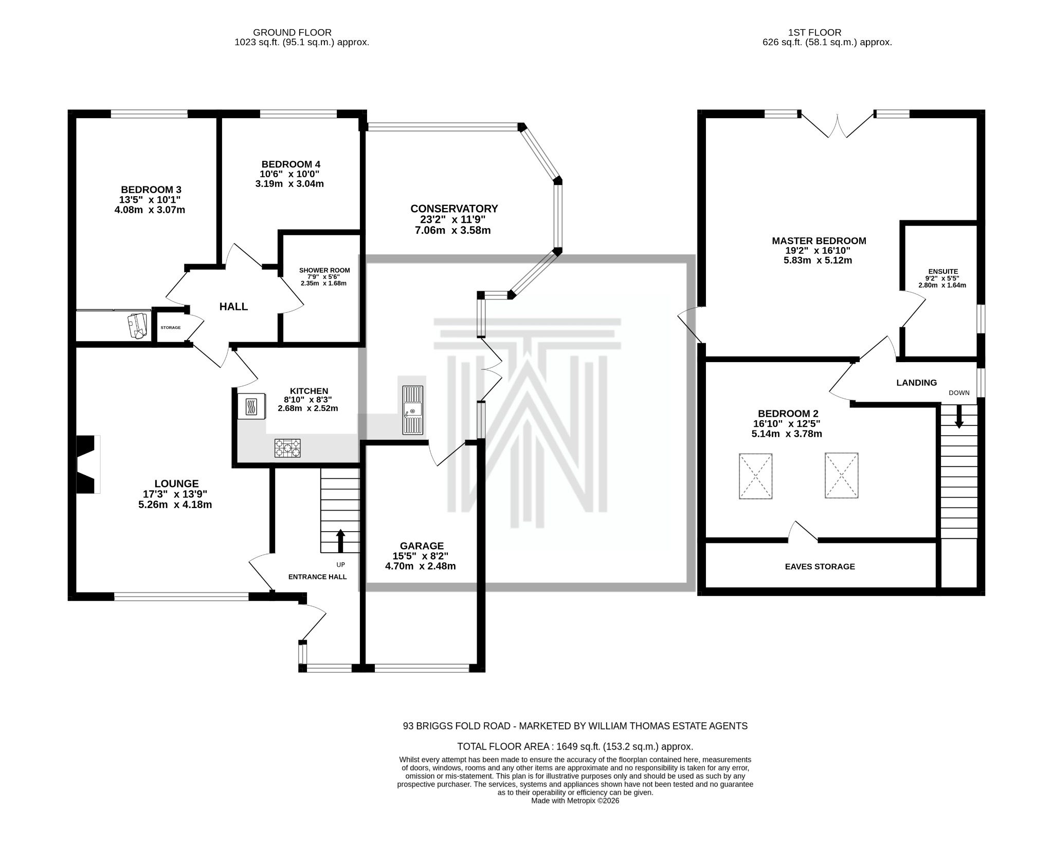 93 Briggs Fold Road, Bolton floorplan
