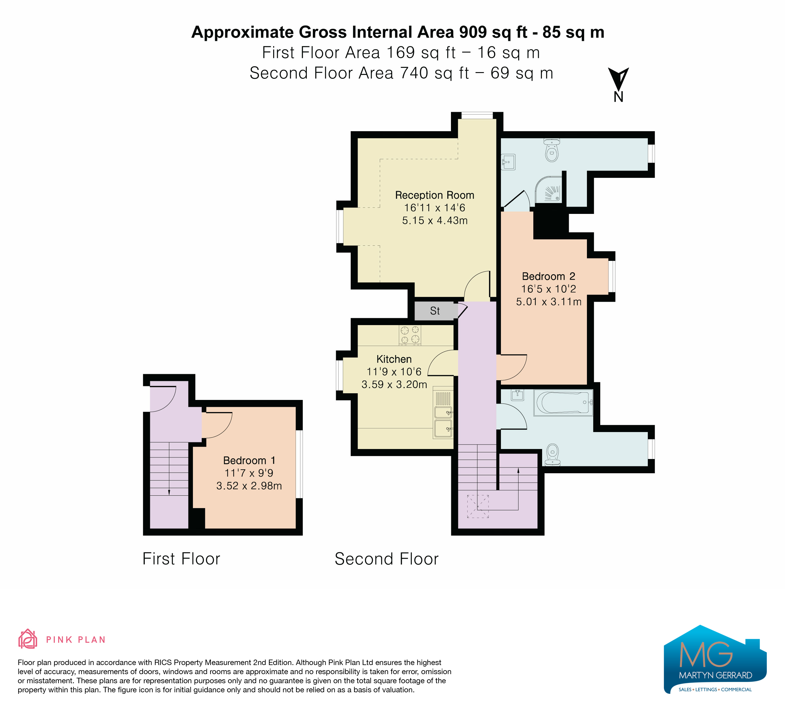 Flat 3, Appleby Court, 128, Aldermans Hill, London floorplan