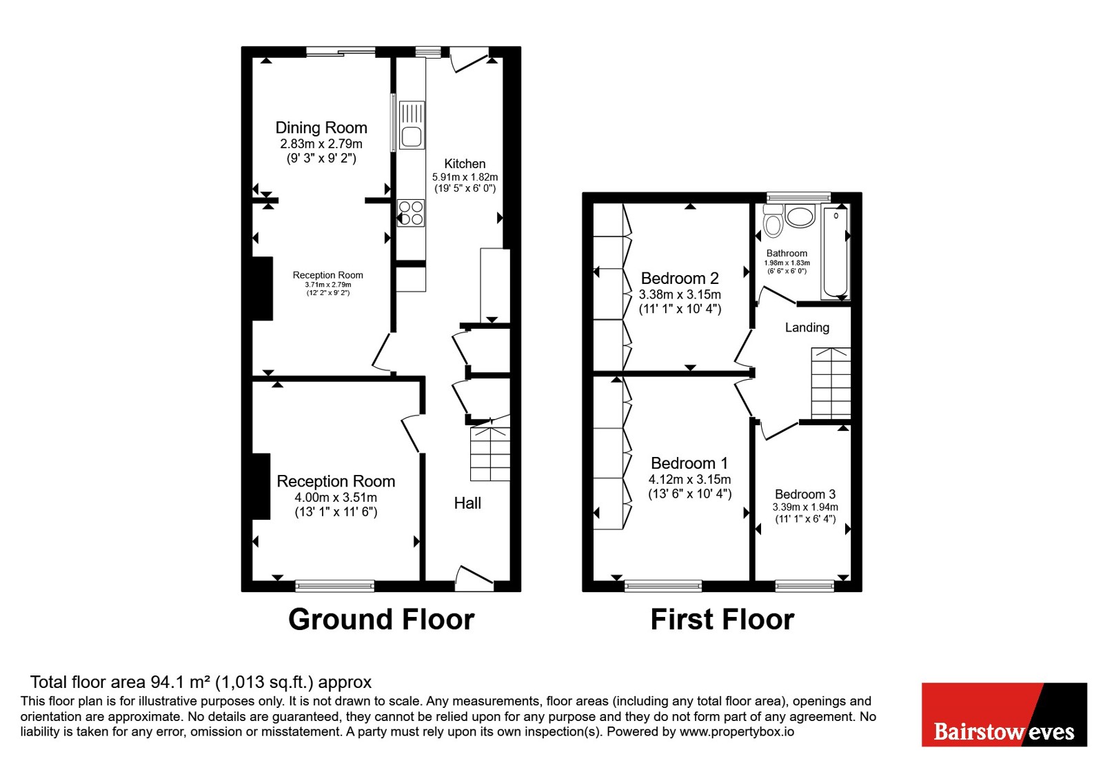 166, Benhurst Avenue, Hornchurch floorplan