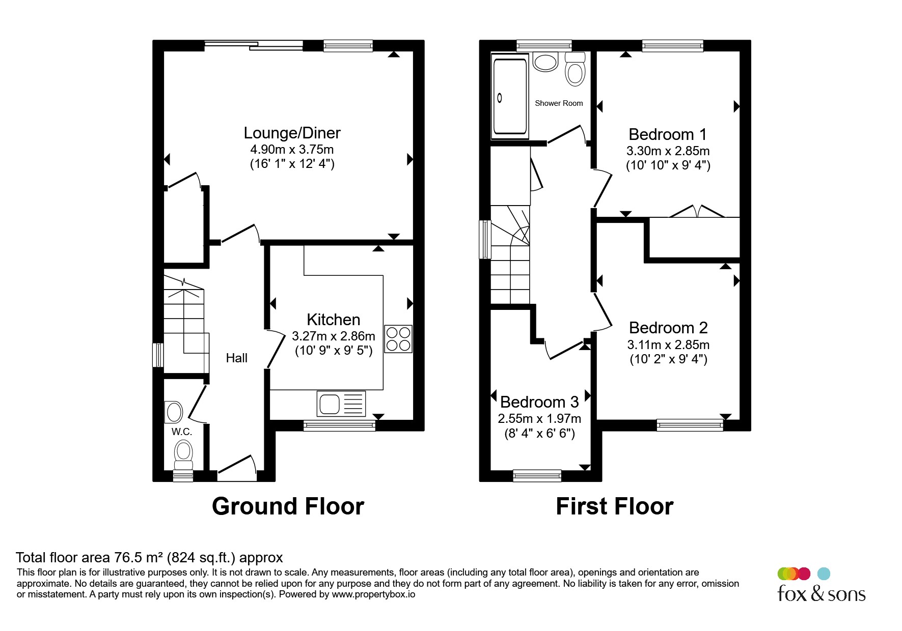 2, Helm Close, Gosport floorplan