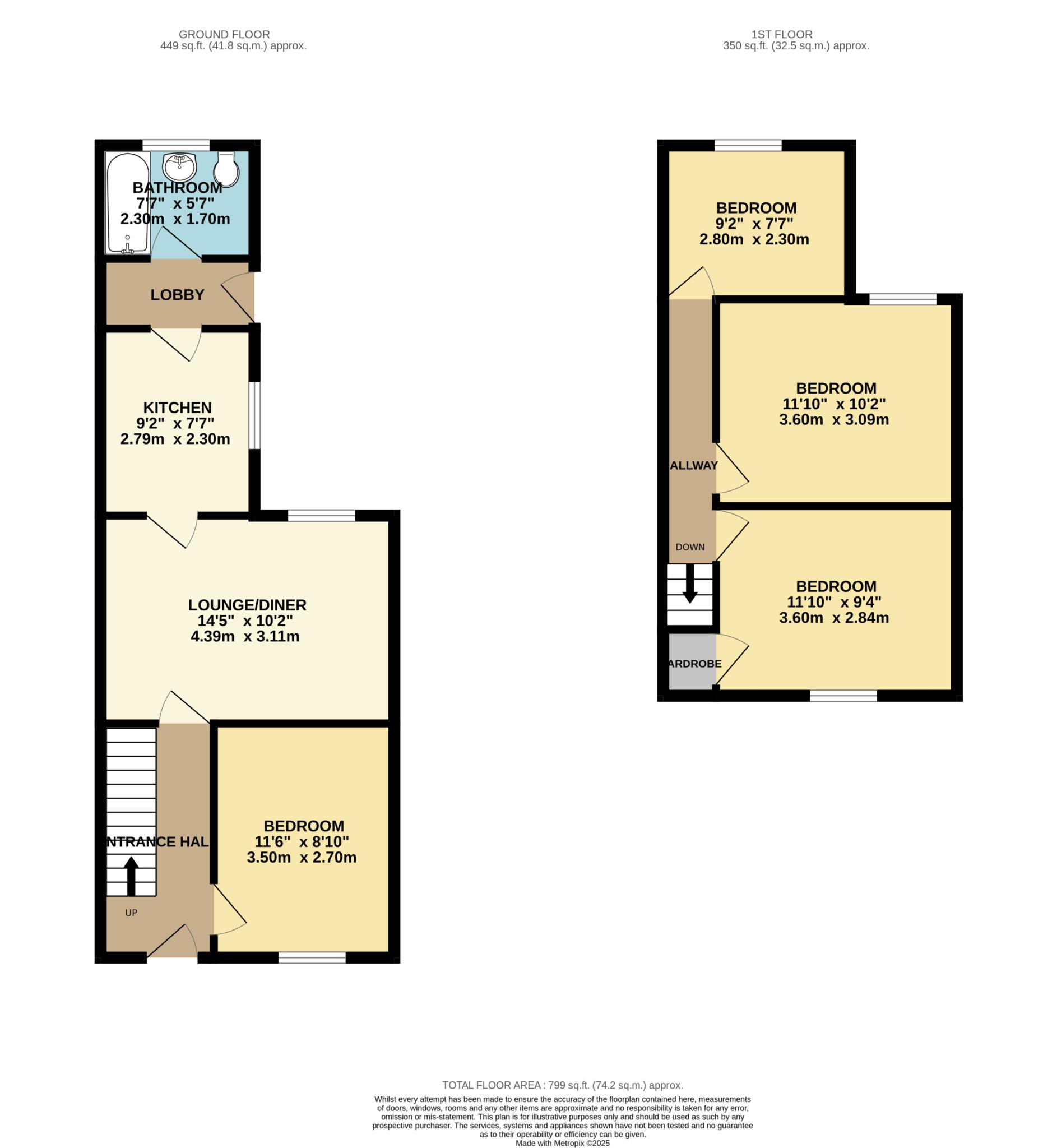 157, Great Knollys Street, Reading floorplan
