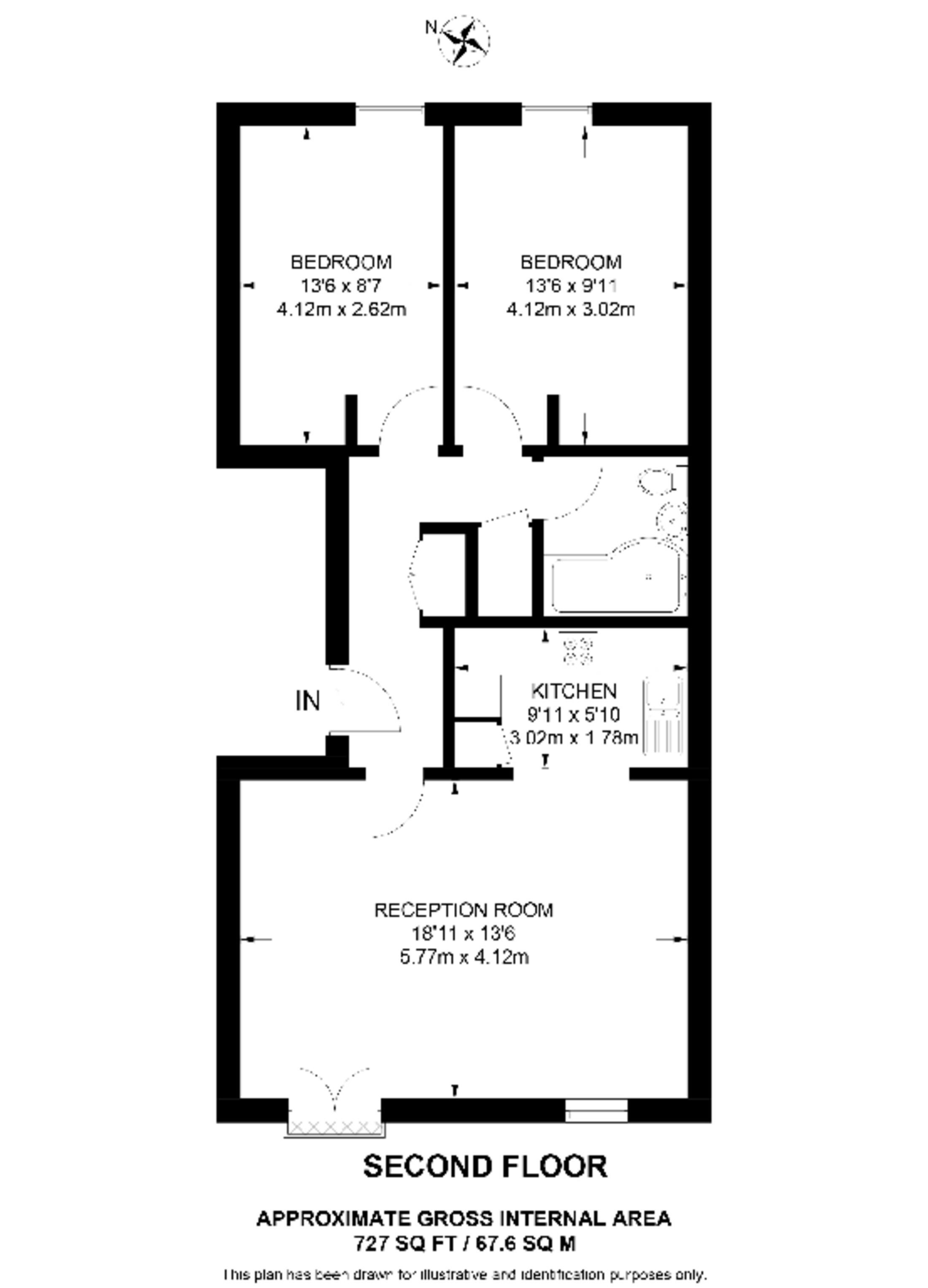 Durward Street, Whitechapel floorplan