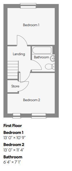 34, Bay Rise Lane, Wakefield floorplan
