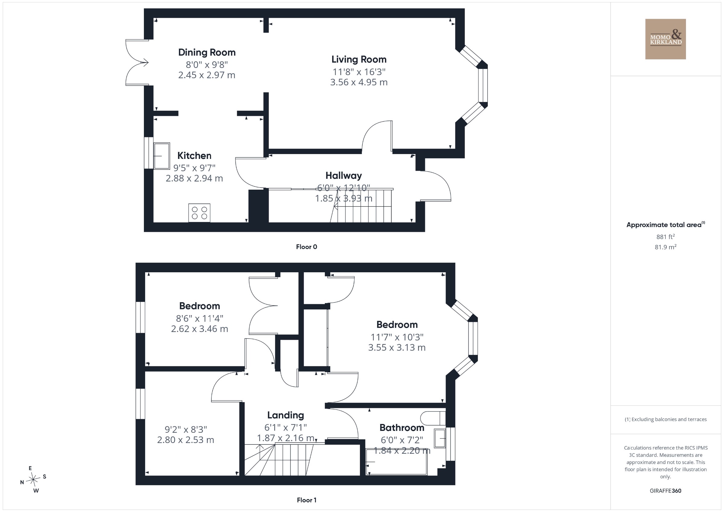 16 Albany Street, Coatbridge floorplan