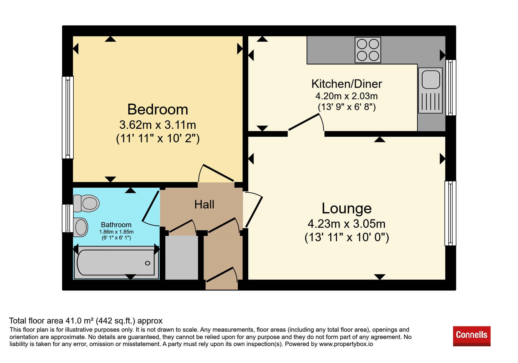21, Woottons Court, Stoney Croft, Cannock floorplan