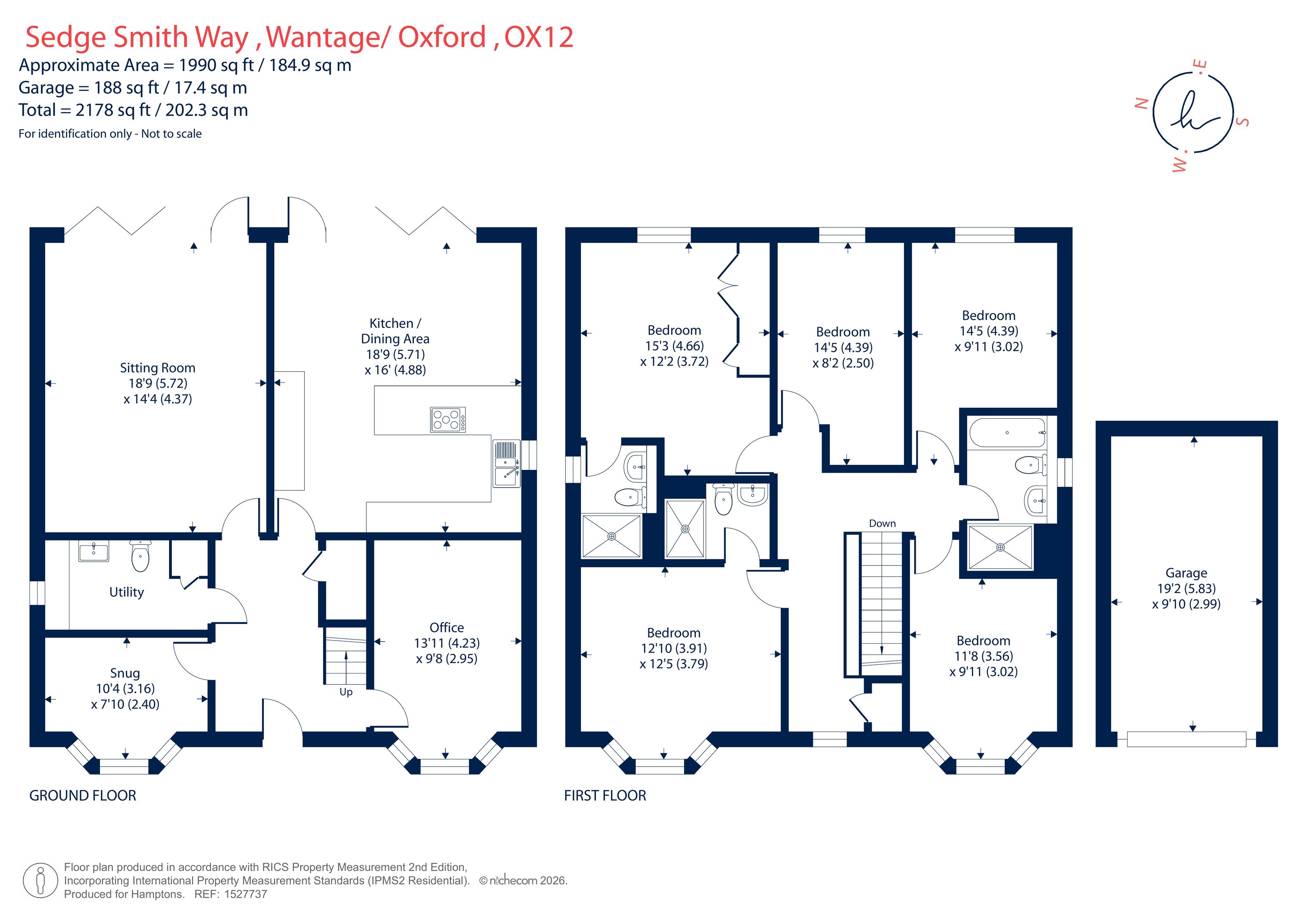 5, Sedge Smith Way, Wantage floorplan