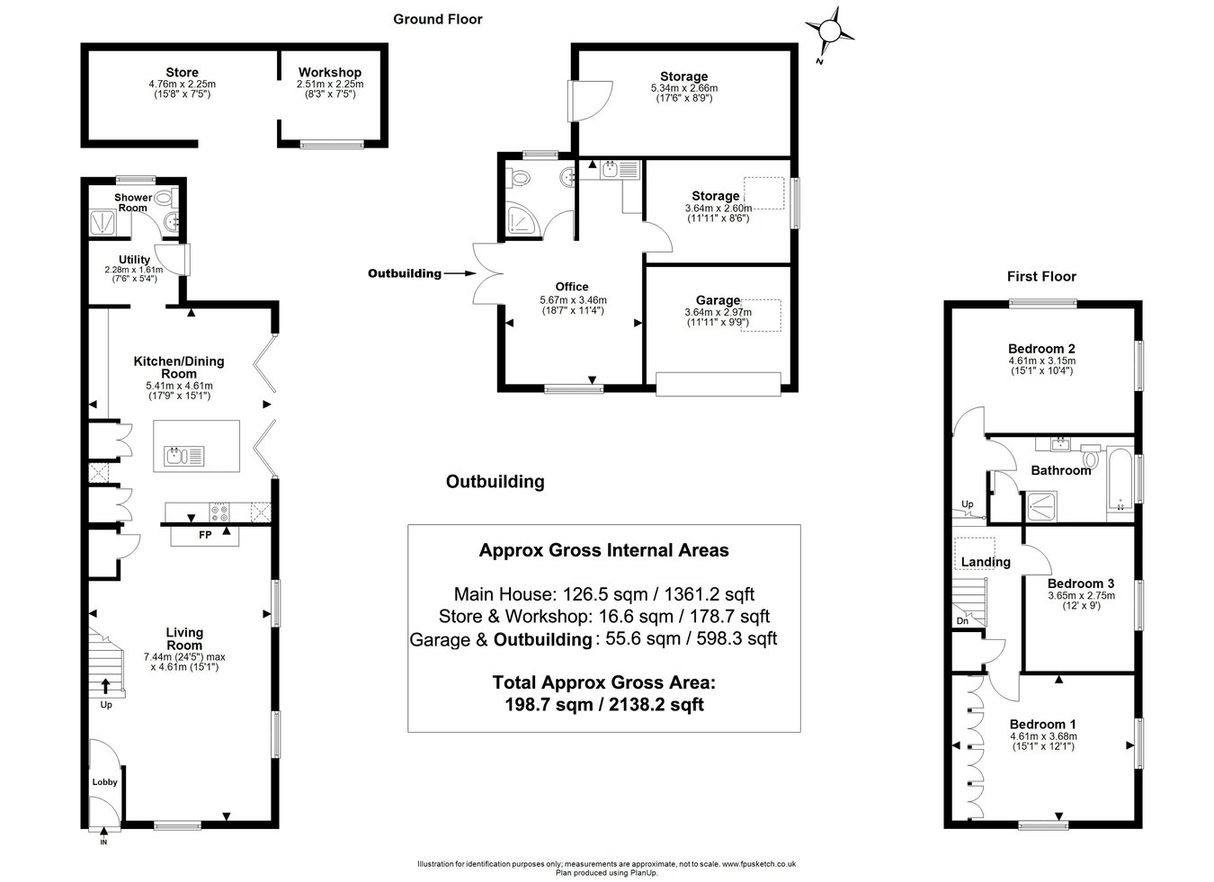 1 Elm View, Lucky Lane, Lymington floorplan