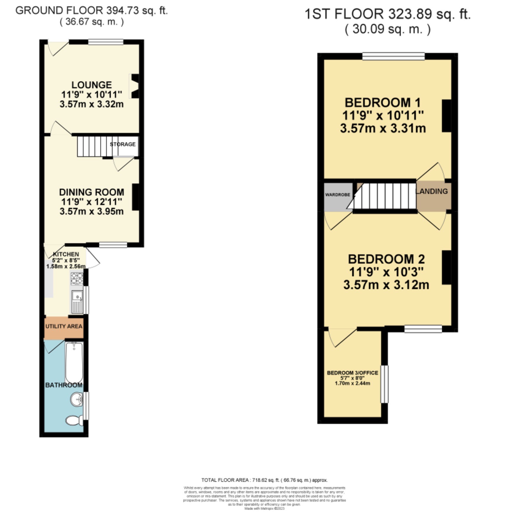 New Street, Asfordby, Melton Mowbray LE14, 2 bedroom terraced house for