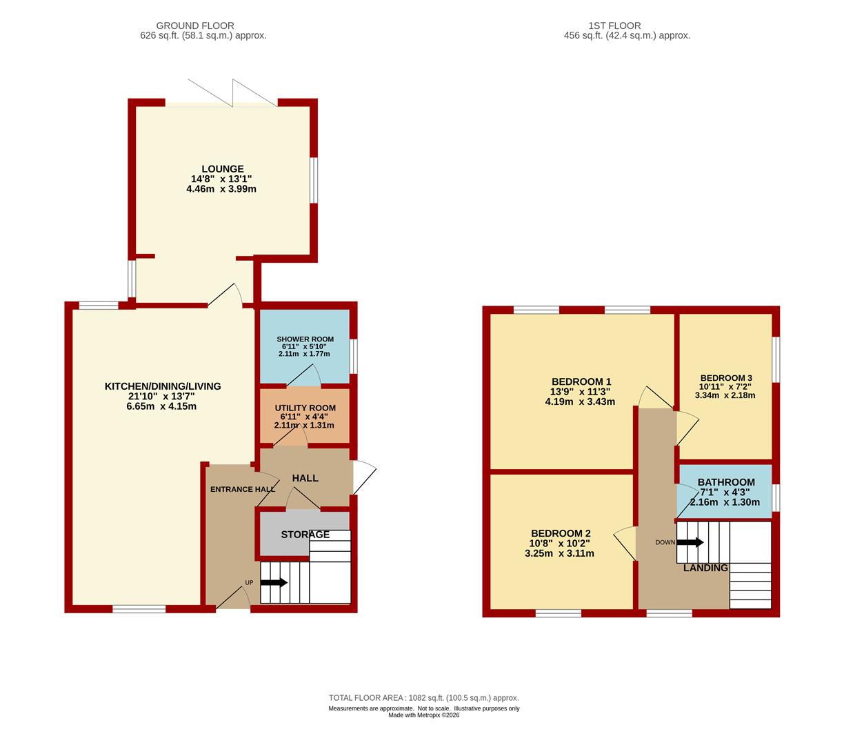 13, Victoria Road, Coleford floorplan