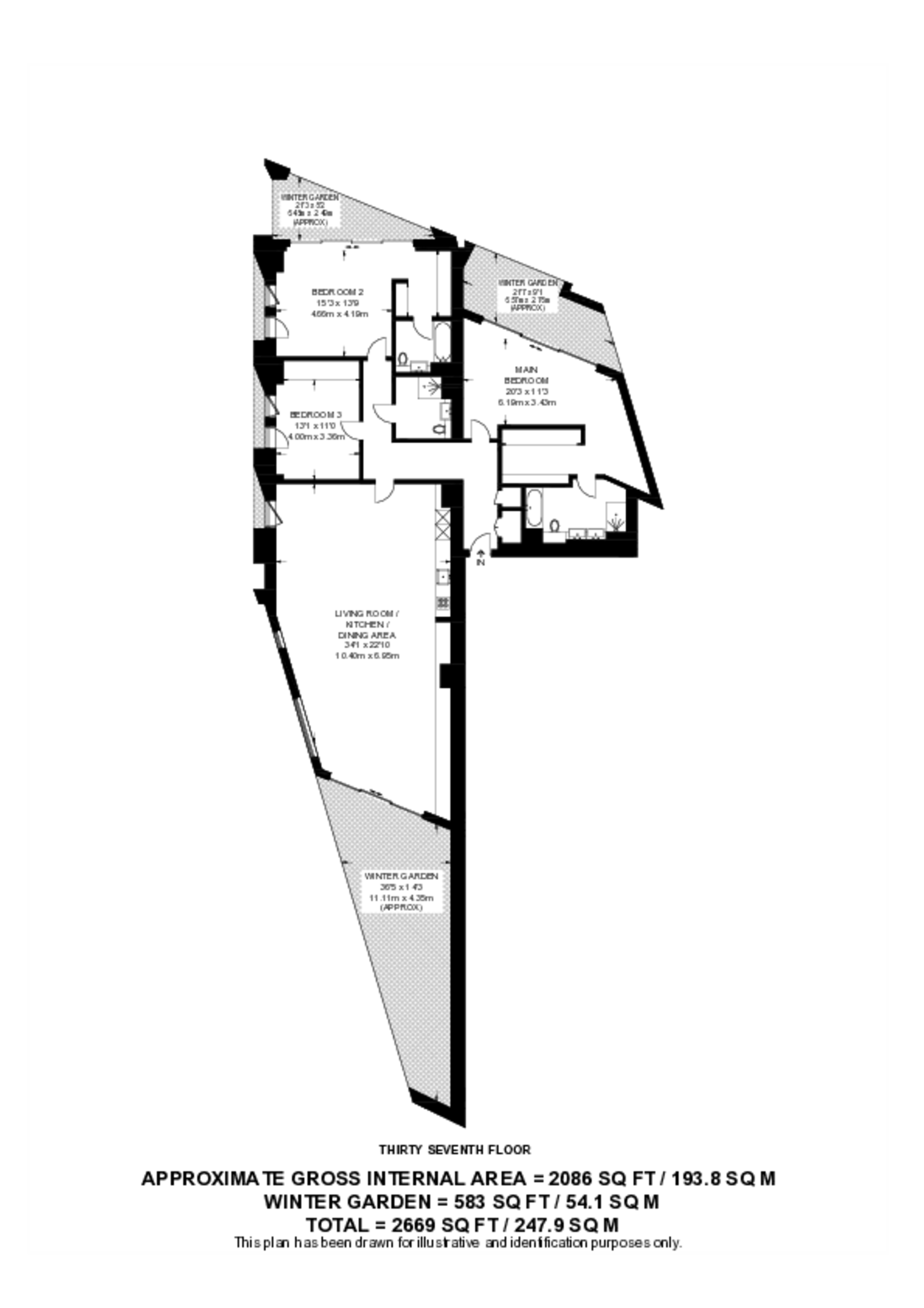 Southwark Bridge Road, Elephant and Castle floorplan