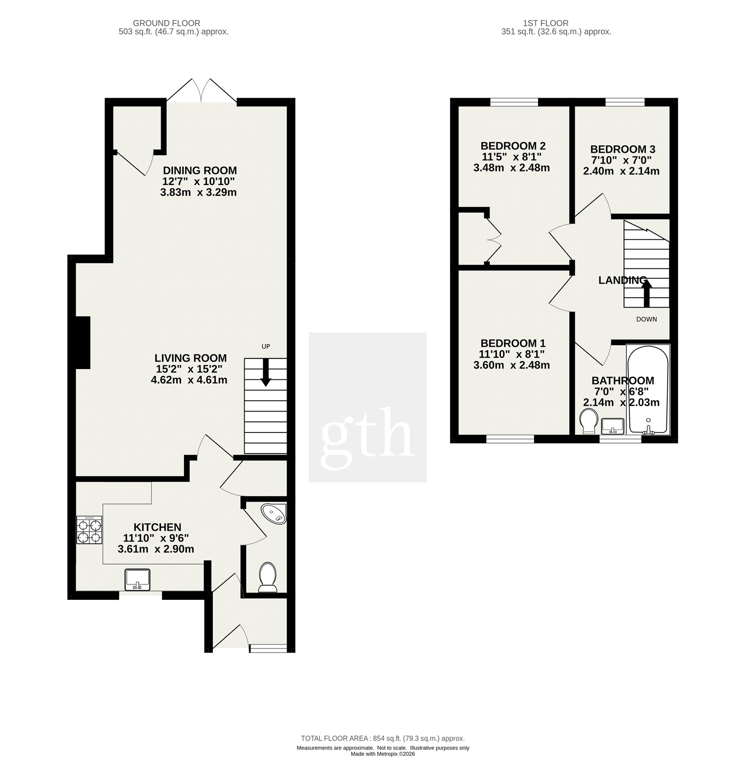 Pennys Meade, Ilminster floorplan