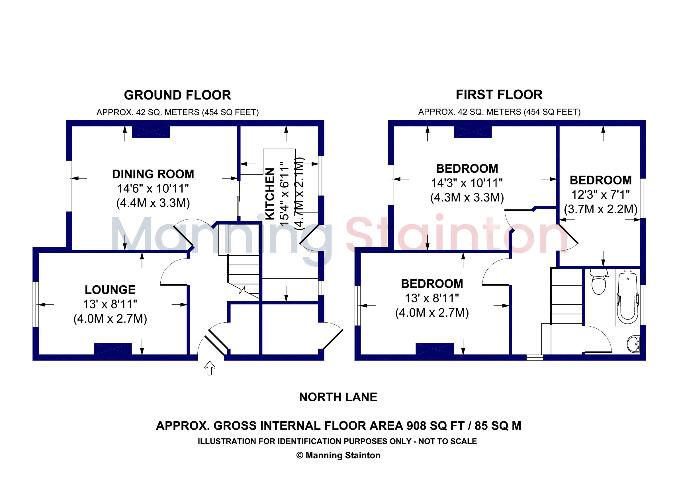 24, North Lane, Leeds floorplan