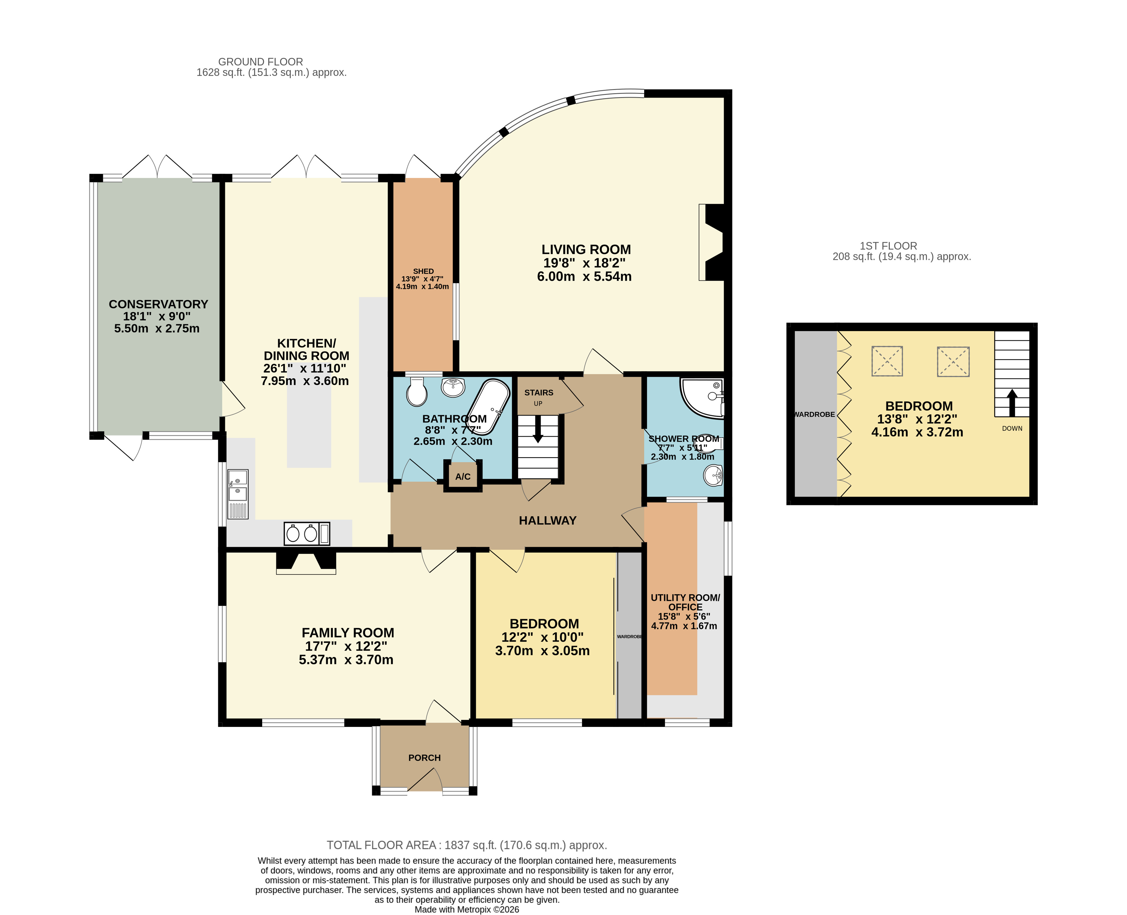 15, Station Road, Park Gate floorplan