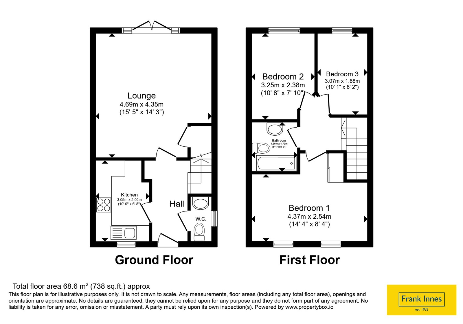 19, Knight Court, Staffordshire floorplan
