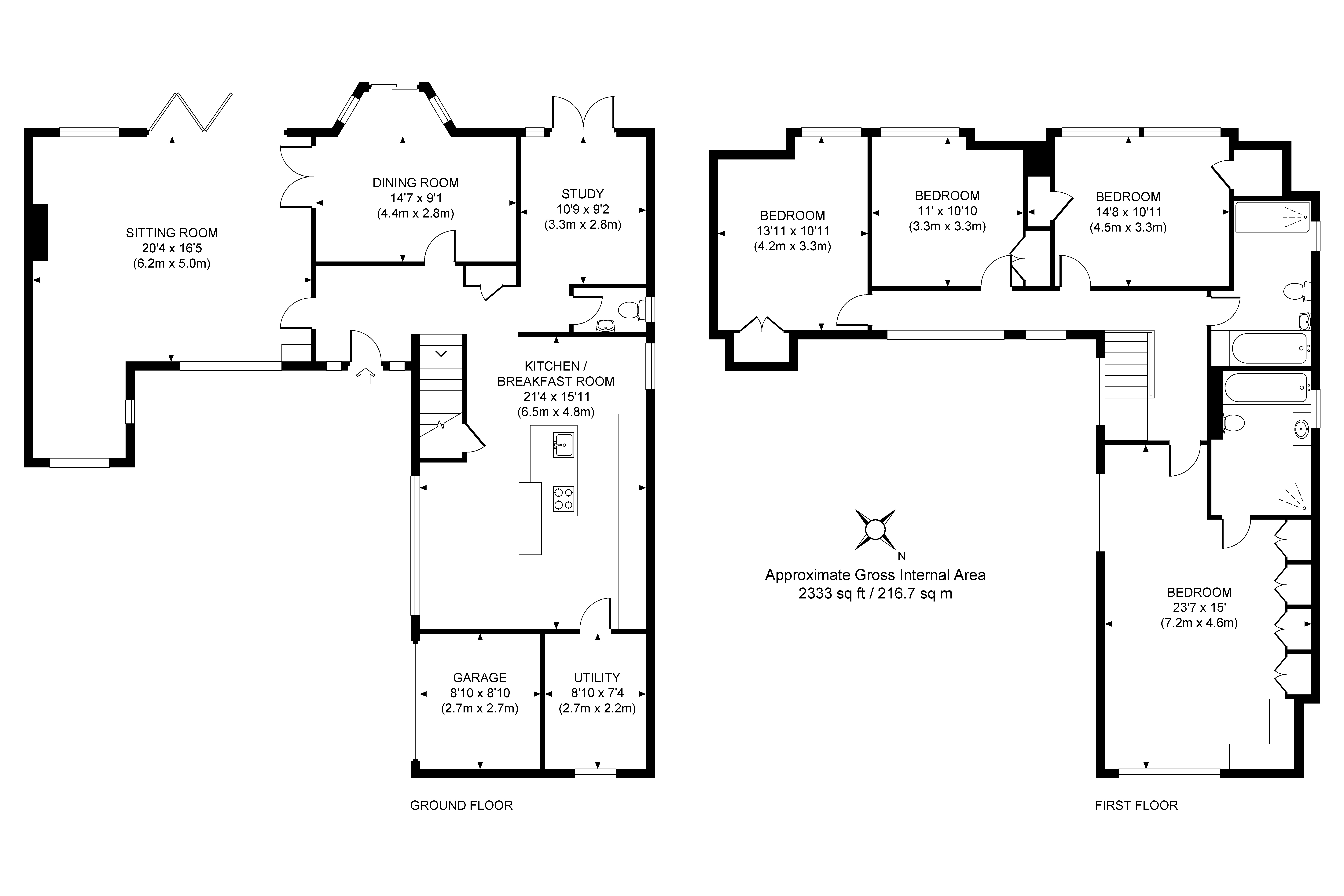 4 Bedrooms Detached house for sale in Horsell, Woking, Surrey GU21