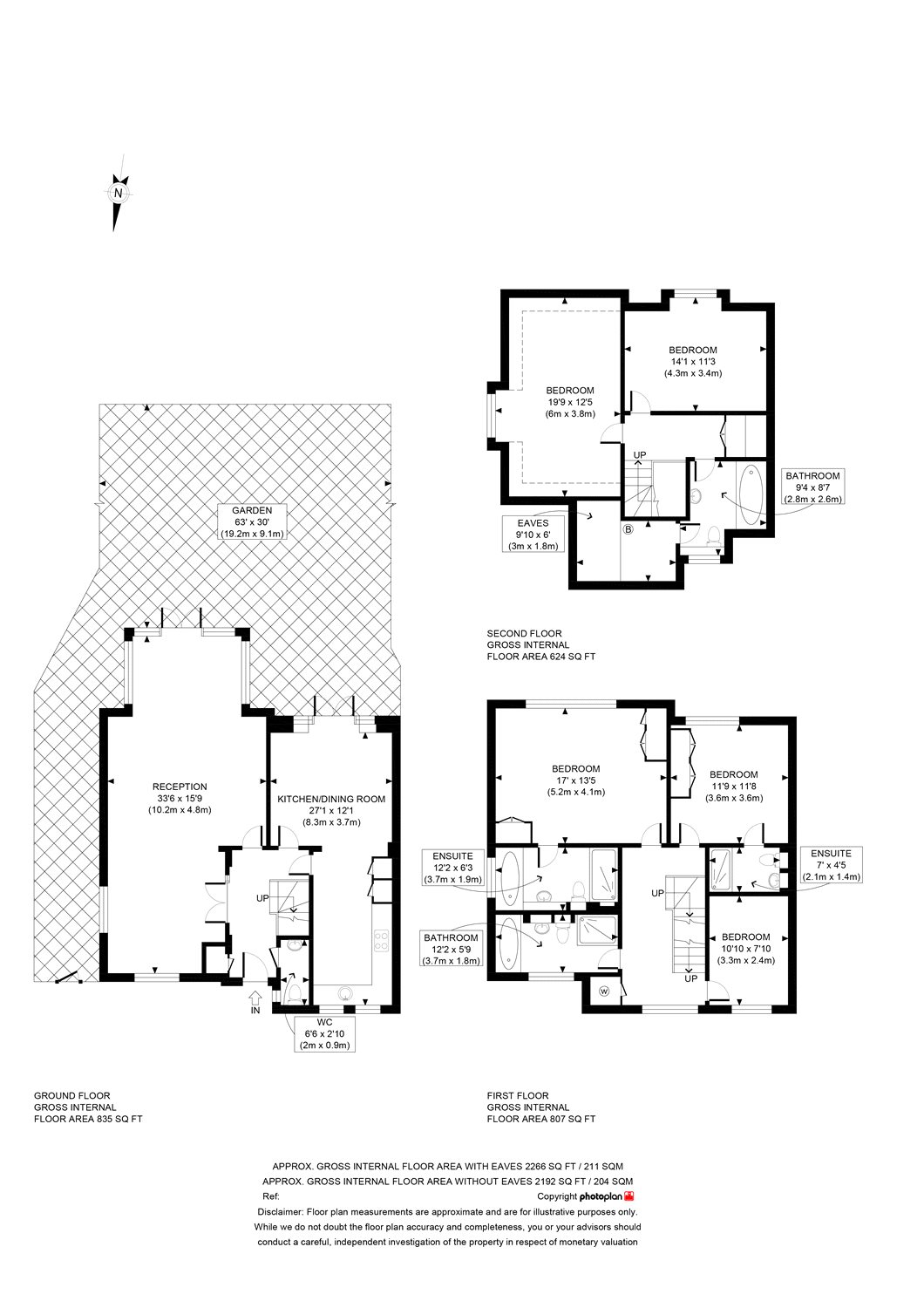 5 Bedrooms Semi-detached house to rent in Vivian Way, Hampstead Garden Suburb N2