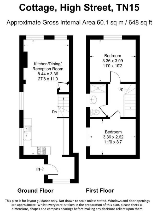 The Cottage, High Street, Wrotham floorplan