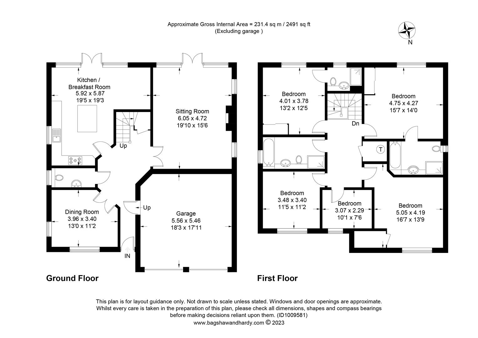 Knox Road, Queen Elizabeth Park, Guildford, Surrey GU2, 5 bedroom detached house for sale