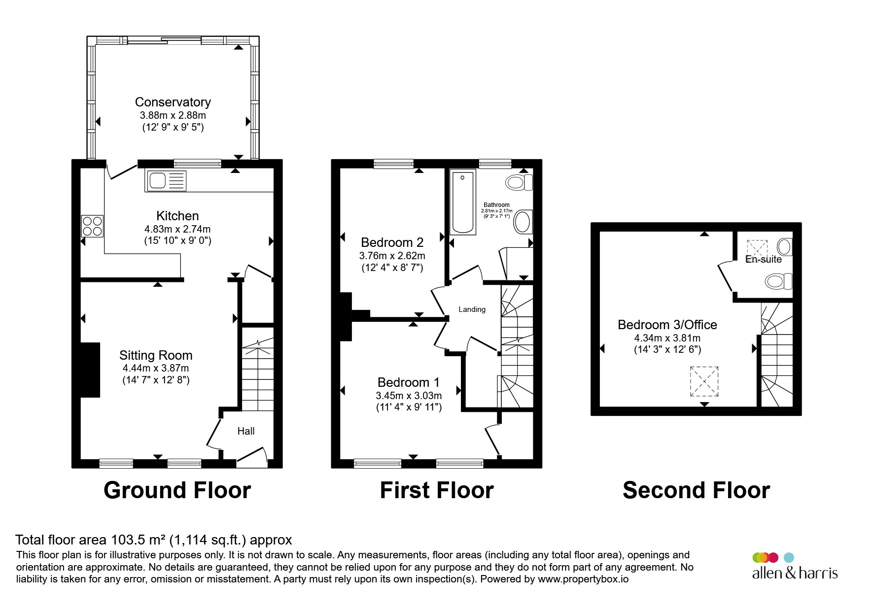 10, Goldsmiths Terrace, Wallingford floorplan
