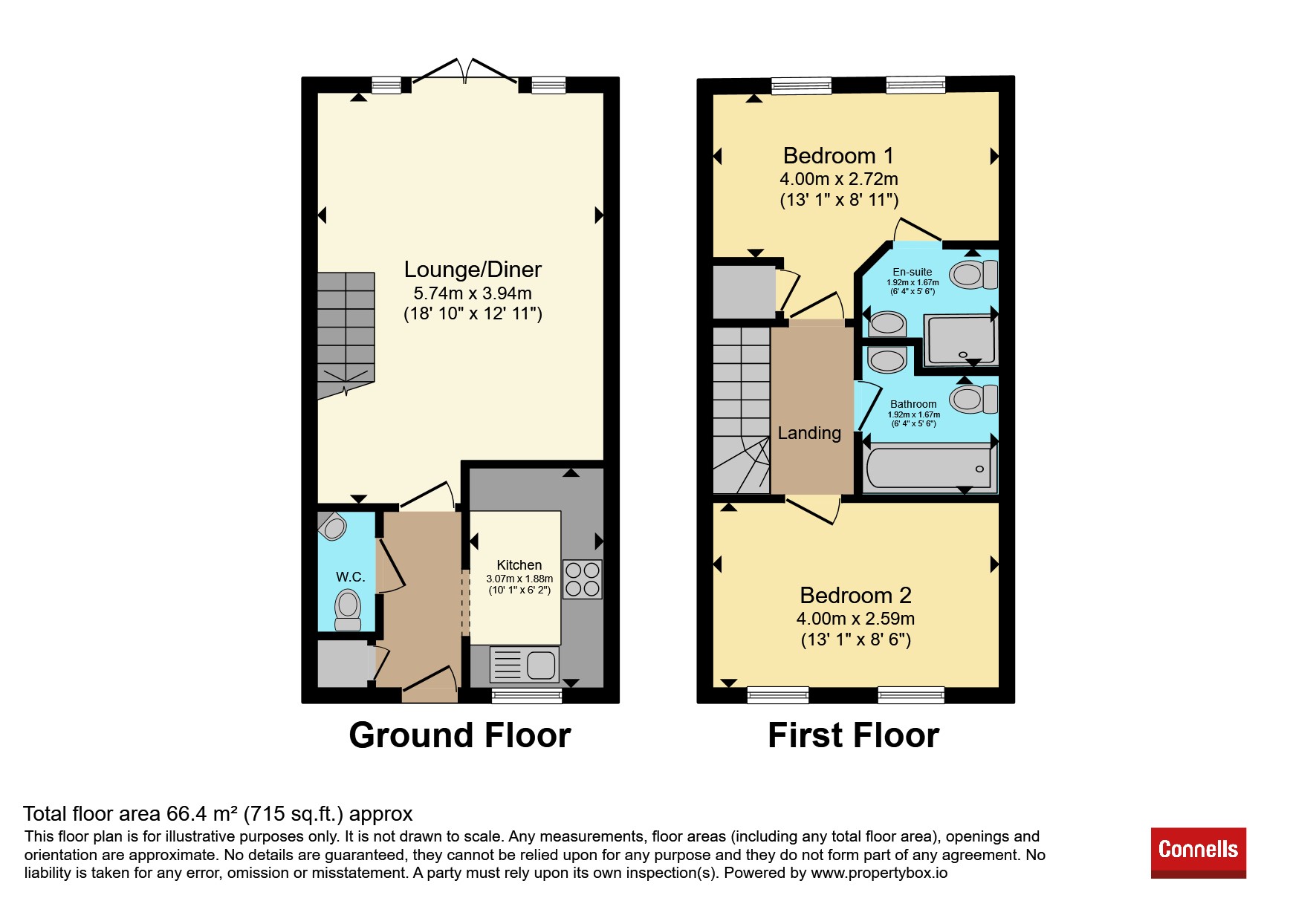 25, Peregrine Way, Hatfield floorplan