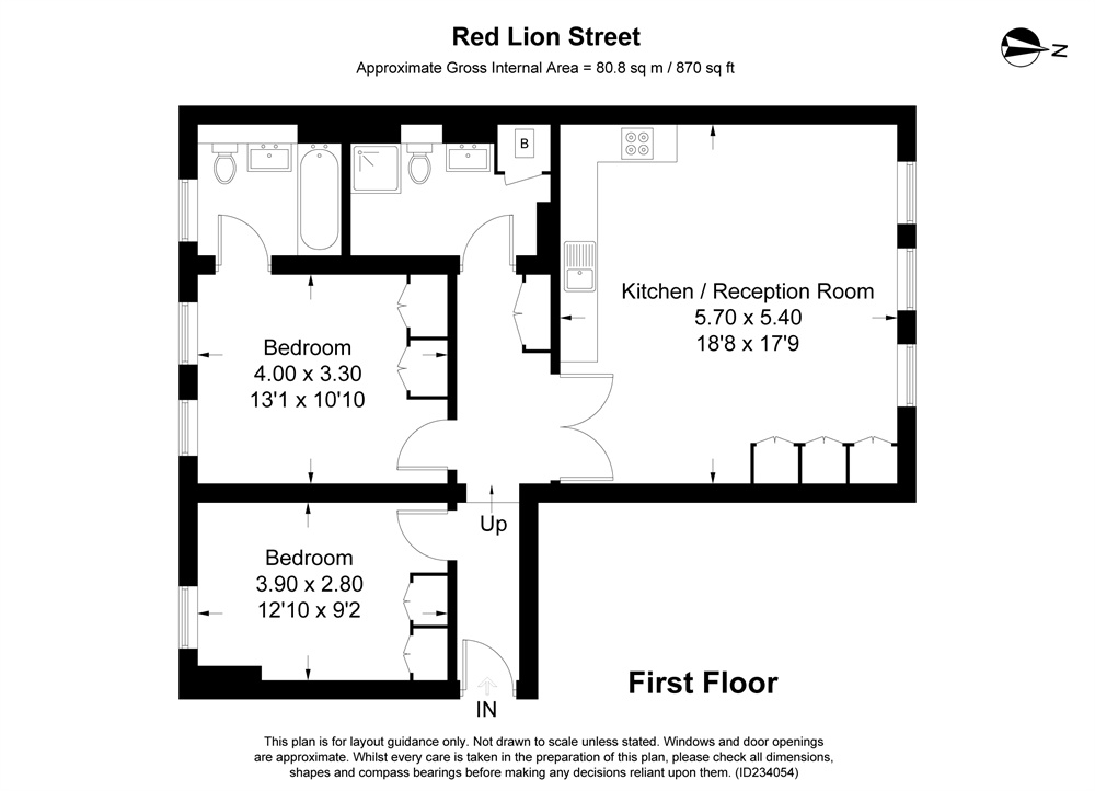 2 Bedrooms Flat to rent in Red Lion Street, Bloomsbury WC1R