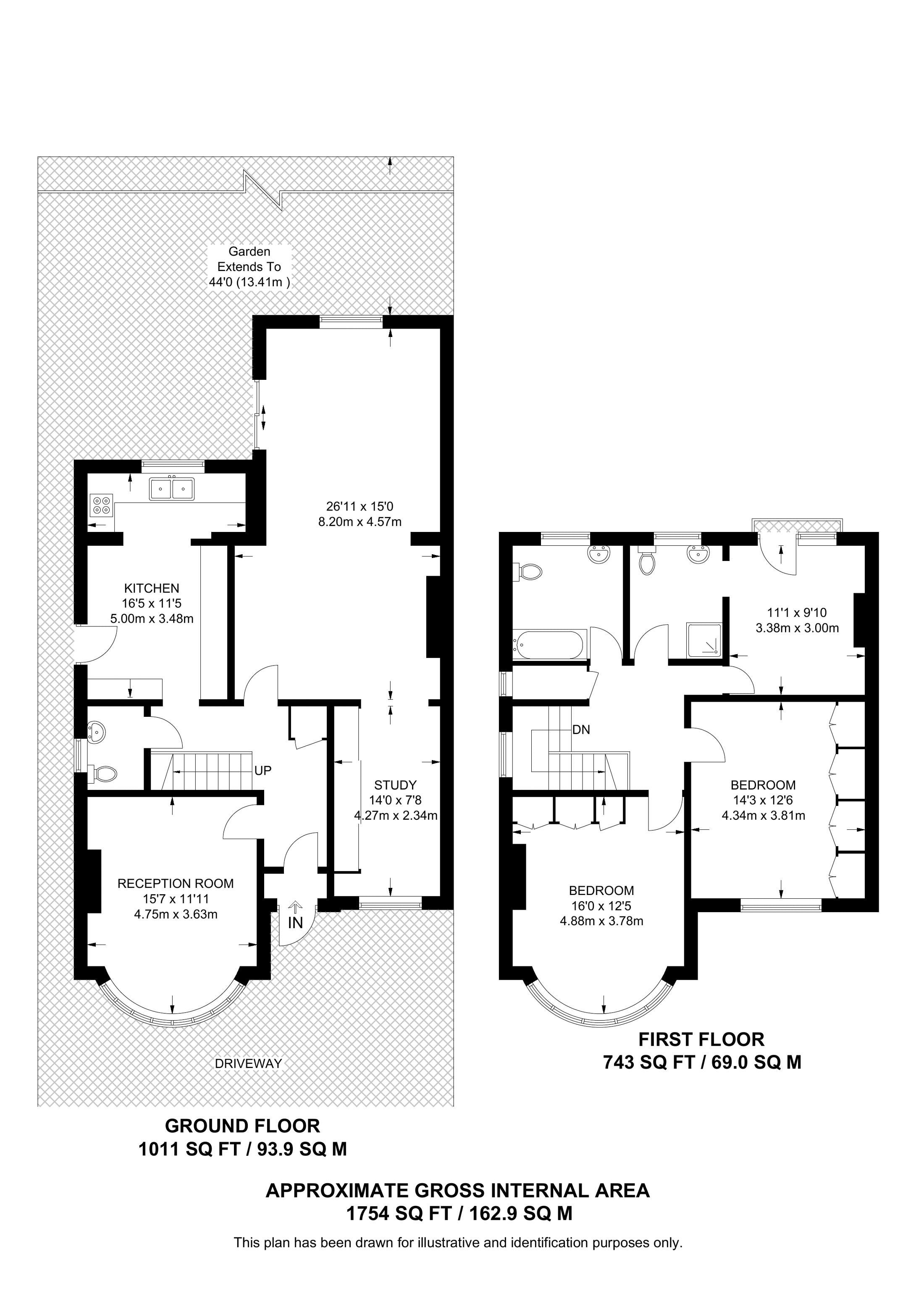 Baronsmede, Ealing floorplan